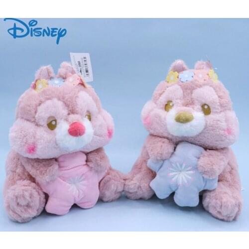 20cm Disney Chip 'N' Dale Stuffed Toys Kids Dolls Girls Squirrel Soft Toy Animals Cute Things Anime Plush Kawaii Birthday Gift