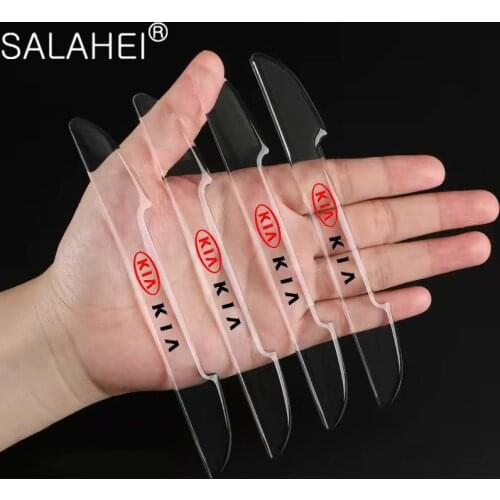 4PCS Car Door Edge Protector Sticker For Kia Rio 3 4 K2 K3 X-Line CADENZA Ceed FORTE K9 OPTIMA PICANTO RIO SORENTO SOUL SPORTAGE