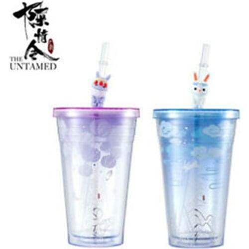 The Untamed Original Jiang Lan Wangji Wuxian AS Straw Cup Collection Llimit Cosplay Cute Gift Sa CQL