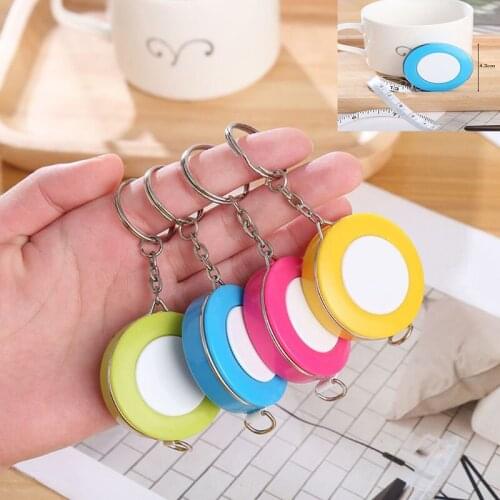 Portable Retractable Ruler Centimeter/inch Tape Measure Mini Keychain Ruler Measuring Tools For travel,Camping,Shopping,Sewing