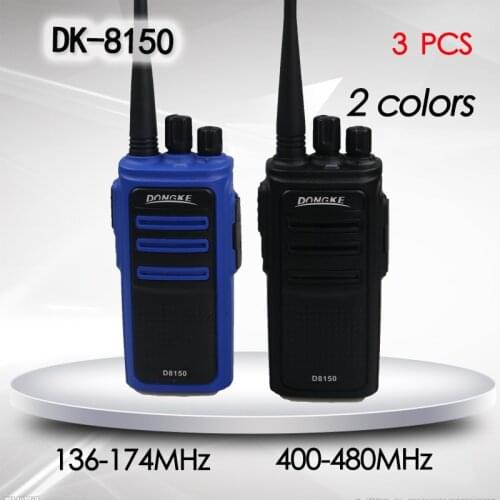 3 PCS DONGKE telephone Walkie-Talkie Portable Radio scanner dmr yaesu VHF Handheld Two Way Ham Radio Communicator HF Transceiver