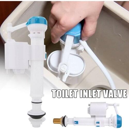 Side Entry Toilet Inlet Valve Water Tank Accessory Adjustable Float New Old Universal Replacement Filling Valve Bathroom Fixture