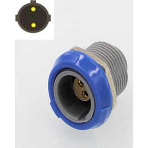 10pcs/lot Push-Pull Self-locking FOR LEMO 2 PIN CIRCULAR PLASTIC PLASTIC FEMALE SOCKET SIGNLE SLOT CONNECTOR