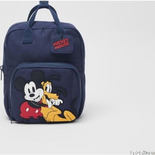 Disney Girl School Bags Child Mickey Printing Backpack Kindergarten Cute Girls Childrens Schoolbag Waterproof Kids Dropshipping