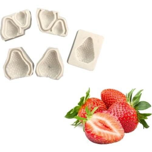 Strawberry Design Silicone Mold Fondant Mould Cake Decorating Tool Chocolate Gumpaste Mold, Sugarcraft, Kitchen Accessories