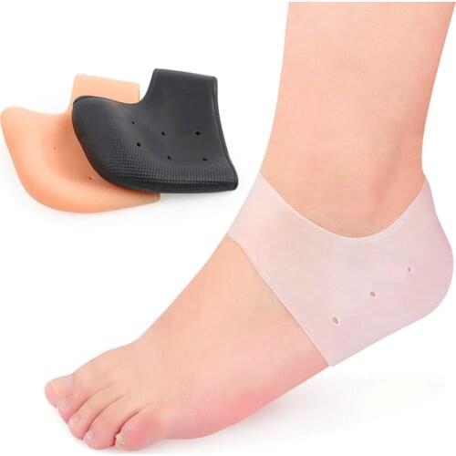 Silicone Socks To Prevent Dry And Cracked Heels Relieve Heel Pain Moisturize And Prevent Cracking Foot Protection For Sports