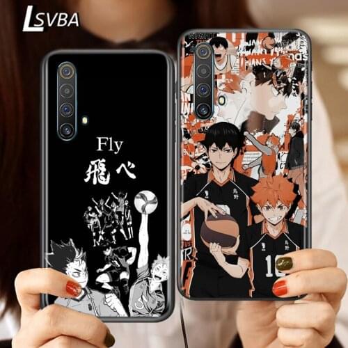 Silicone Cover Haikyuu Hinata Attacks For Realme V15 X50 X7 X3 Superzoom Q2 C11 C3 7 7i 6s 6 5 Global Pro 5G Phone Case
