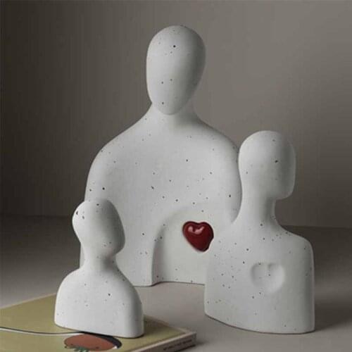 Nordic Art Portrait Decoration Home Decoration Office Desktop Decoration Abstract Family Member Statue Handicraft Decoration
