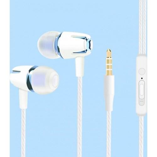 TPE Professional Universal Wire Control Portable Earbuds In-ear 3.5mm Earbuds Ergonomic for Running