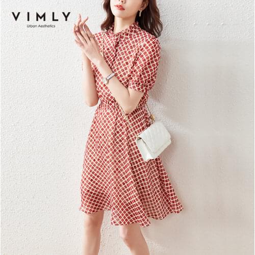 Vimly Summer Dresses In A Cage