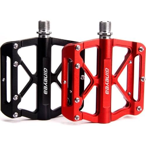 1 Pair Mountain Bike Platform Pedal Aluminum Alloy Road Bicycle Flat Pedals for Outdoor Riding