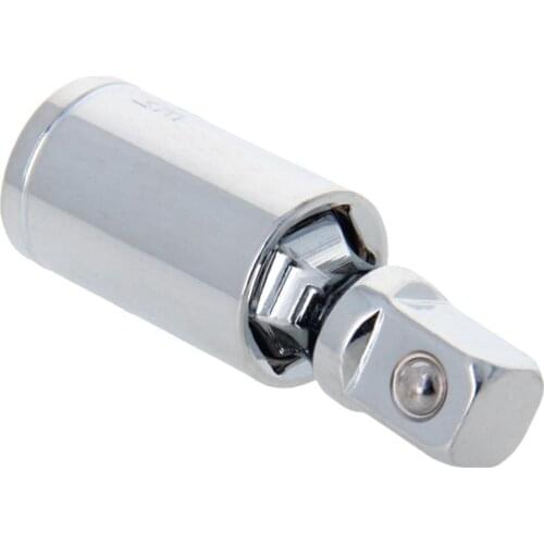 Utoolmart 1pc/2pcs Universal Joint 1/4" 3/8" 1/2" Chrome Vanadium Steel Socket Adapter Converter And Reducer Repair Tools