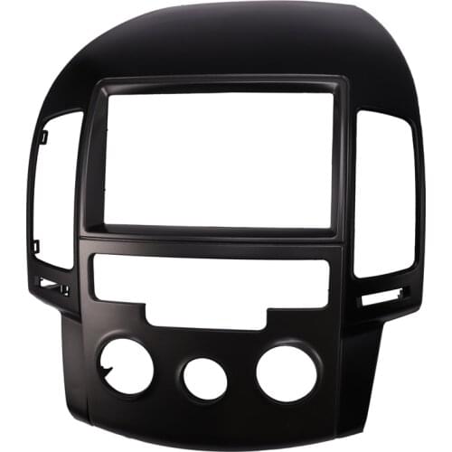 2 Din Radio Fascia Facia for Hyundai I30 FD I30CW Stereo Panel Radio Dash Kit Mounting Trim Frame - Left Hand Drive