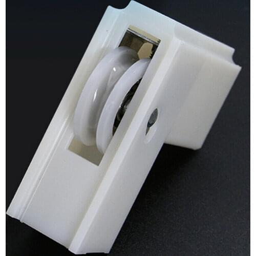White Wardrobe Windows Sliding Under bottom Roller Wheels Pulley Doors Silence Fittings window hardware parts