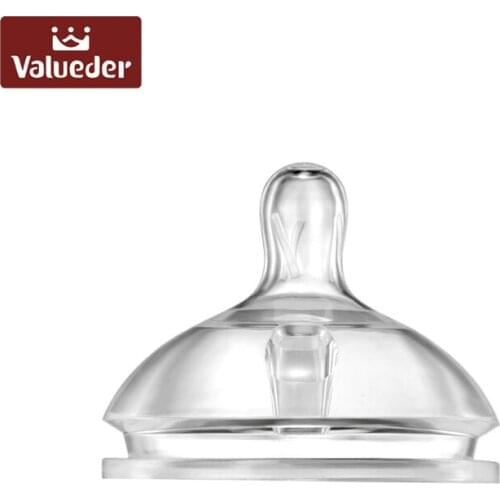 VALUEDER Soft Silicone Baby Nipple For Baby Bottle Kids Wide cliber Breast Feeding Nipples Anti-colic Teats for Infant Toddler