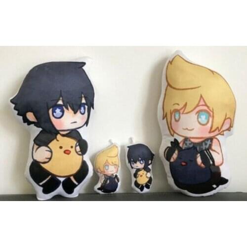 Finall Fantasy XV FF15 Noctis Noct Prompto Doll Plush Keychain Toy Pillow Cute stuffed plush doll toy gift