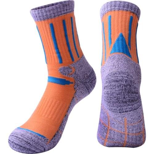 Fonoun Sport Stockings for Hiking Runing Skiing Climbing Thicken Shock Absorption Breathable 5 Pairs FN036