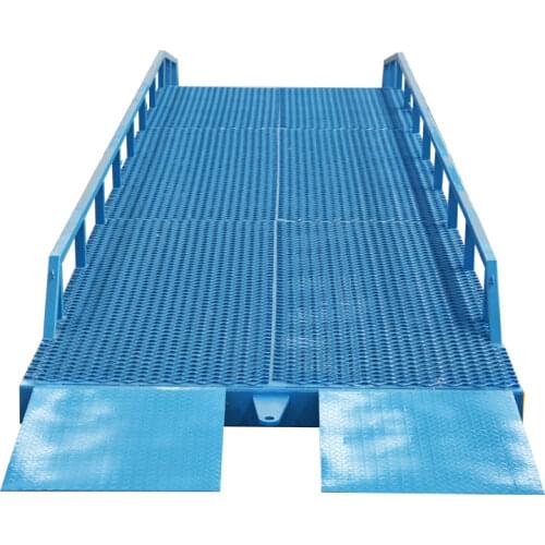 China Qiyun 6t-15t or Customized Load Capacity Mobile Yard Ramp Used for Container Loading and Forklift Loading