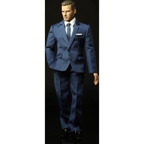 1/6 Scale Male Figure Accessory HB003 Gentleman Suit Set & Shoes Set model for 12'' Action Figures Model Body Accessories