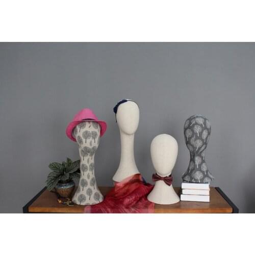 New Style Female Fabric Head Mannequin Female Mannequin Head Best Quality Hot Sale