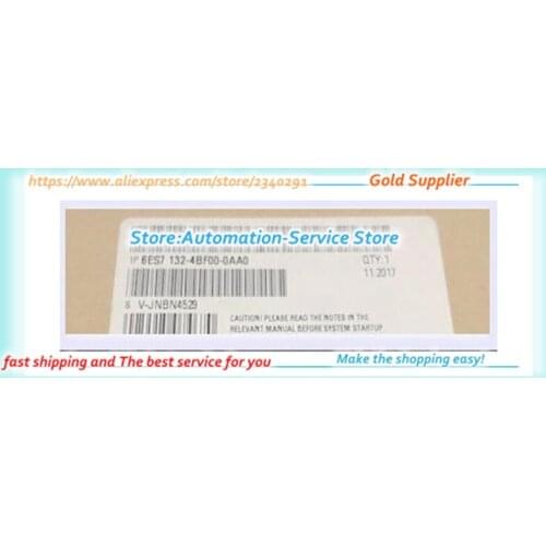Original New Offer Warranty For 1 Year 1P 6ES7132-4BF00-0AA0 ET200S Analog Output Module 6ES7 132-4BFOO-OAAO