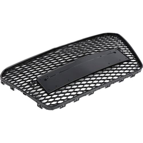 For Audi front bumper RS5 model with cover and hexagonal honeycomb grille For A5 / S5 b8.52012014 2015 models
