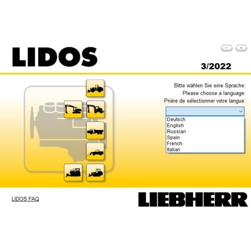 Liebherr Lidos 2021 All Parts & Service Complete Set ( Update online to 2021) Offline+HDD500GB+keygen+Multi-languages