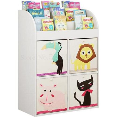 Simple Childrens Bookshelf Picture Book Shelf Simple Home Bookcase For Primary School Students Toy Storage Rack Floor Shelf