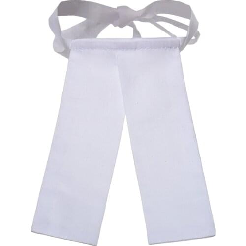 Plain Barrister Band Collar Barrister Gown Neckwear Court Band Tie Free Tying