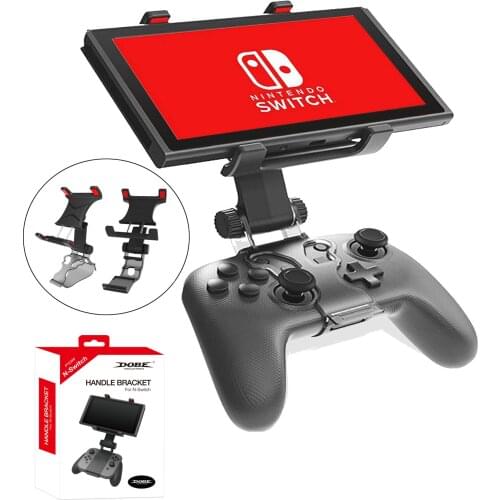 Adjustable Switch Pro Controller Clip Clamp Holder Mount NS Handle Remote Gamepad Bracket For Nintendo Switch/Switch Lite