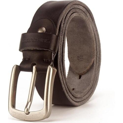 Mens Classic Belt,Casual Dress Belt with Single Prong Buckle for Jeans Fashion Leather belts for Men