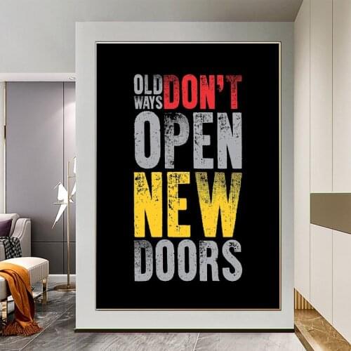 Inspirational Quotes Canvas Print Painting Motivational Wall Art Posters and Prints Picture for Living Room Home Decoration