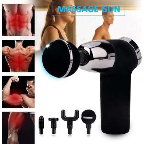 Massage Gun 20 Speed LCD Display Touch Screen Deep Tissue Percussion Muscle Massager Relief Body Massager Tools For Boy Massage