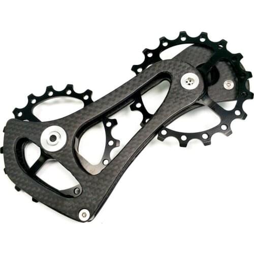 17T Bike Bicycle Rear Derailleurs Guide Wheel Carbon Rear Derailleurs 5800/6700/6800/9000 Wheel System for Bike Biycle Parts