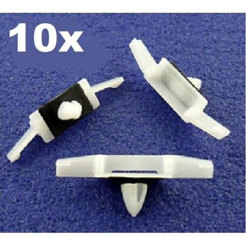 10x For Honda Side Window Rain Channel / Drip Moulding Trim Fastener Clips #90505-SD4-003