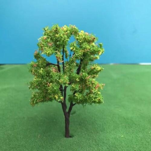 2-15PCS/SETS Red Yellow Green Colorful Wire Tree For Model Desgin High 8CM--16CM