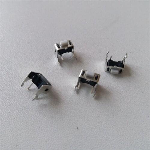 200pcs micro Switch 3*6*4.3mm/3*6*5mm button switch touch switch side by 2 feet with fixing bracket