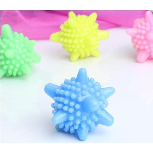 5 Pcs/Lot Reusable Magic Laundry Ball Household Cleaning Washing Machine Clothes Softener Starfish Shape Solid Cleaning Balls