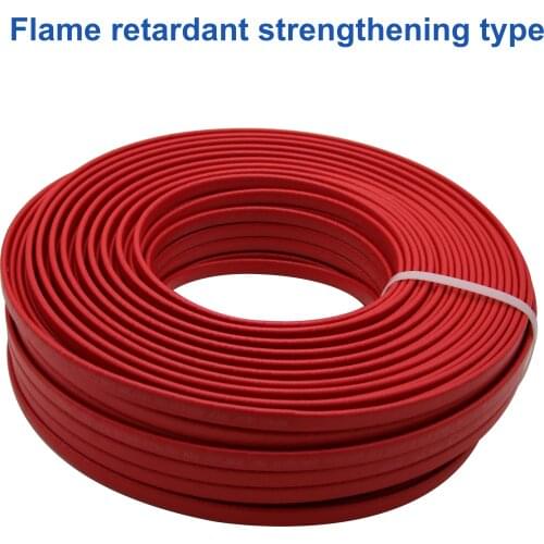 50m/100m 14mm 220V Flame Retardancy Heating Belt Water Pipe Protection Roof Deicing Self Regulating Temperature
