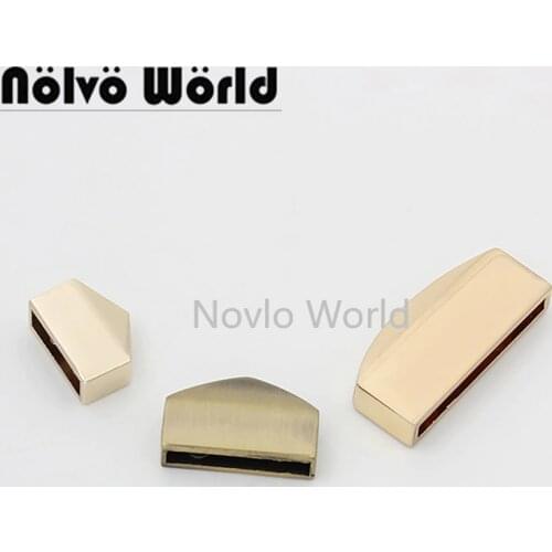 50pcs 6 colors 12mm 18mm 27mm (inner size) womanbag strap decoration end clips bags hardware finished clasp in screws