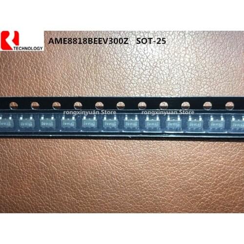AME8818BEEV300Z AME8818BEEV300 3.0V BWVMXX SOT-25 Low Dropout 300mA CMOS Regulator 100% New original AME8818