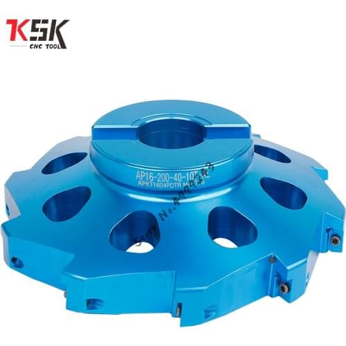 BAP 400R-250-40-12T Face End Mill Flat Cutter APMT1604PDER Carbide Inserts Face Mill Insert Holder