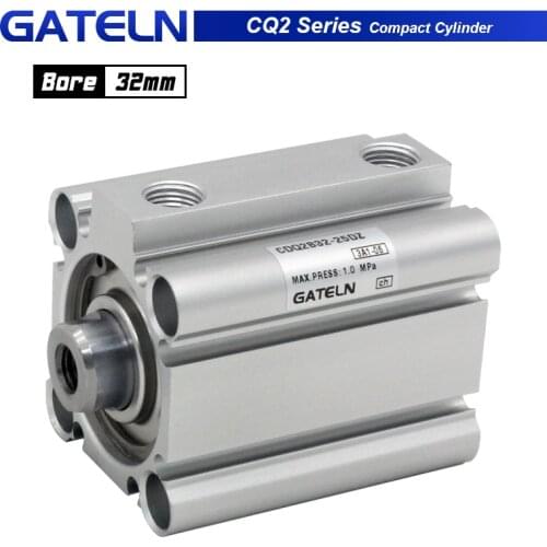CQ2B32 CDQ2B32 Compact Cylinder Standard Type Double Acting single Rod Bore 32mm stroke 5-100mm Female Thread