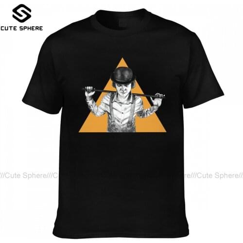 Clockwork Orange Tee Shirt Fashion Short Sleeve 100 Cotton T Shirt Summer Print Tshirt 4xl Man