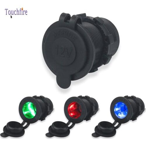 1Pcs Cigarette Lighter Socket for Car Waterproof Automobile Boat Motorcycle, Tractor, Socket, Receptacle, Car Accessories, 12V