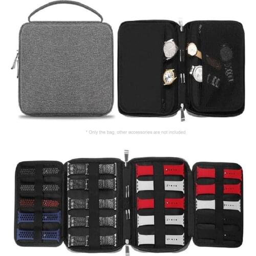 HOT SALES!!! New Arrival Portable Watch Band Strap Organizer Storage Bag USB Cable Carrier Travel Handbag Wholesale Dropshipping