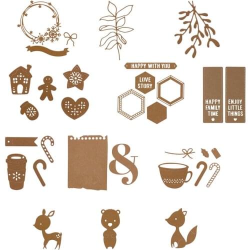 New Christmas card decoration metal Cutting Dies Stencils DIY Scrapbooking Paper/photo Cards Embossing Dies