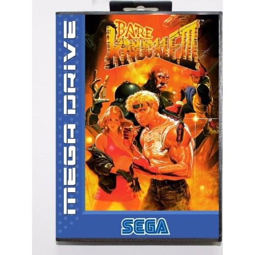 New Arrival Bare Knuckle III 16 bit MD Game Card With Retail Box For Sega Megadrive/Genesis