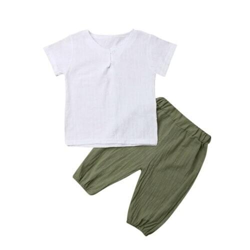 Boy Clothes Summer Newborn Toddler Kids Boys Clothes T Shirt Tee Top +Shorts Outfits Set