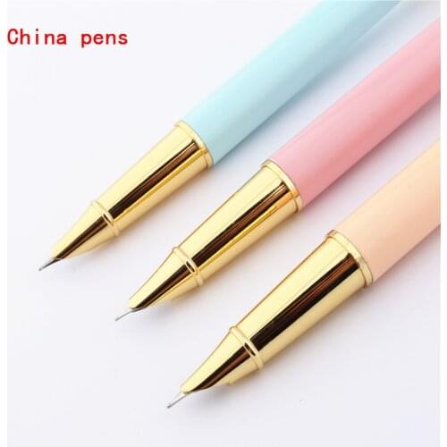 Luxury quality 7050 Diamond hat Colour School student office 0.38mm Nib Fountain Pens New